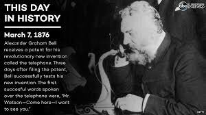 Alexander Graham Bell Patents the Telephone
