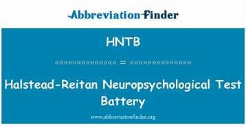 Haistead introduce la batería de pruebas neuropsicológicas