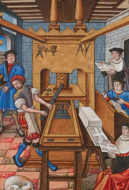 Siglo XV d. C  La imprenta.