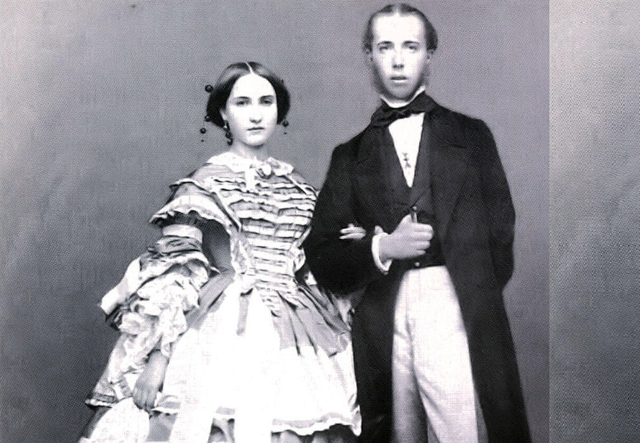 Maximiliano y Carlota llegar a ser los emperadores de México