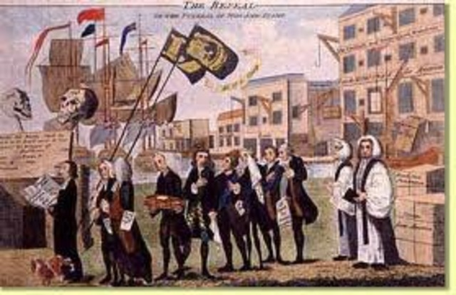 Protest of Stamp Act