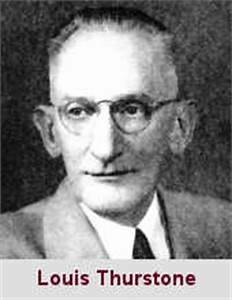 Louis Thurstone hace la contribución a la medición con su análisis factorial