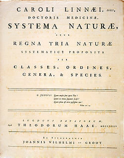 "Systema Naturæ"