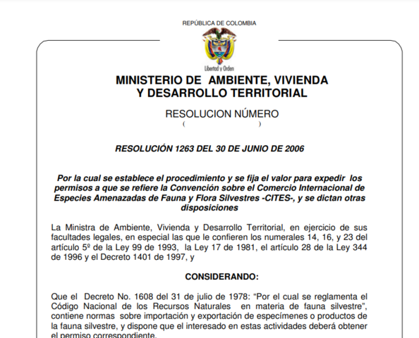 Resolución 1263.