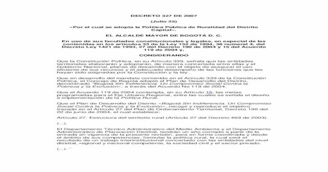 Decreto 327.