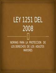 Ley 1251.