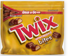 Twix bites are sold