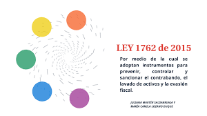 Ley 1762.
