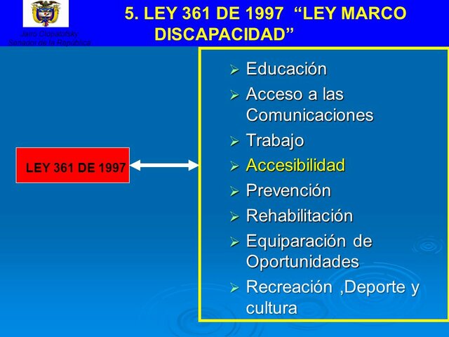 Ley 361 de 1997