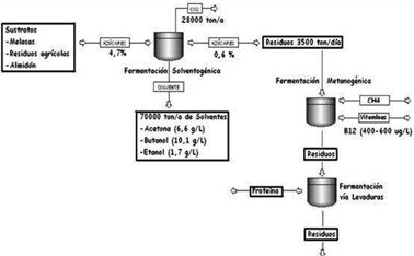 Fermentación ABE (Acetona)