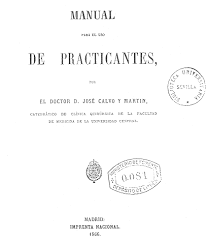 Primer Reglamento de enseñanza para la practica