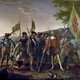 Landing columbus oil canvas john vanderlyn us 1846