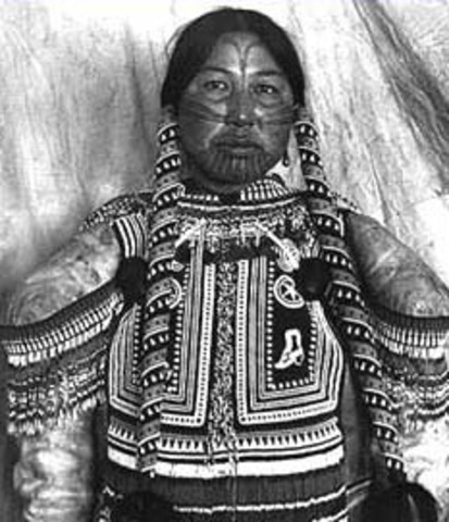 Tattoed Inuit presented at Elizabeth I's court