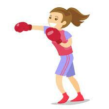 12 años, aprendiendo box con mi papá