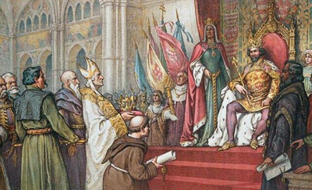 Nagy Lajos lengyel királlyá koronázása