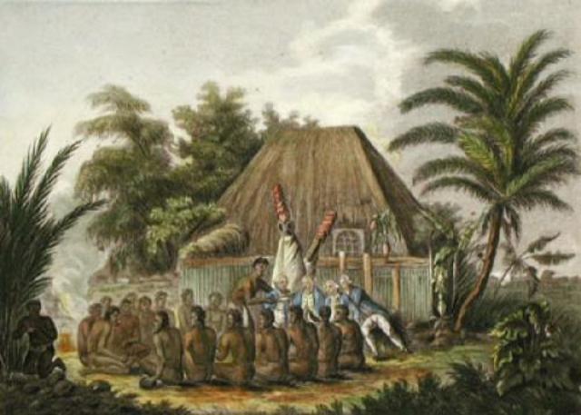 James Cook makes 1st reference to word Tattoo