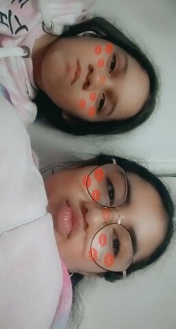 imitating photos with my cousin