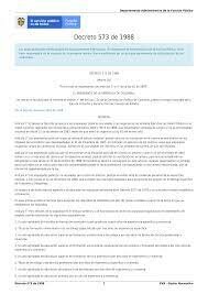 Decretos 573 de Marzo de 1988