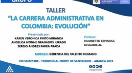 Timeline: LA EVOLUCIÓN DE LA CARRERA ADMINISTRATIVA EN COLOMBIA