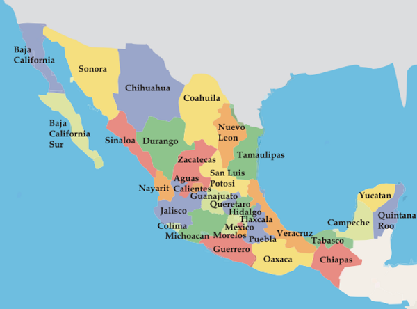Bases orgánicas de la República Mexicana