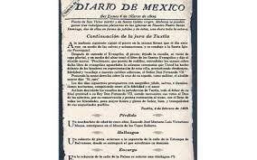 El primer periódico de nueva España que circulo de manera ininterrumpida.