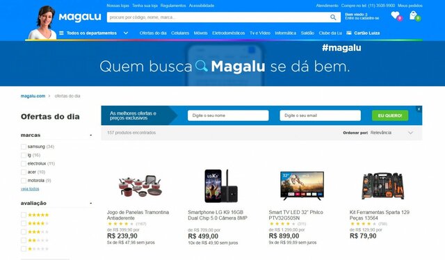 Lançamento do Site