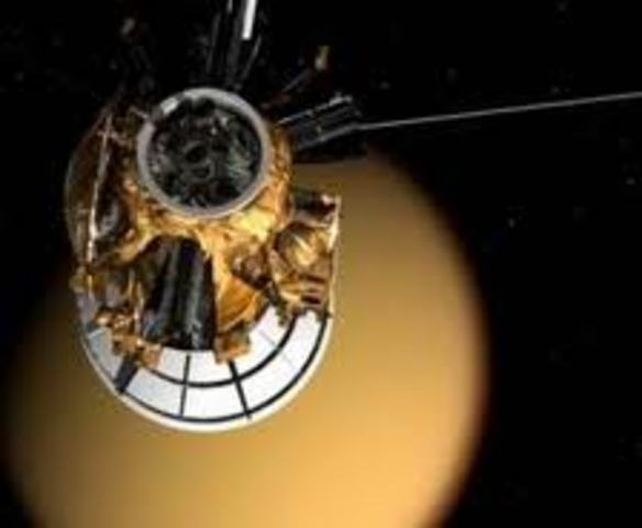 The Cassini-Hygens satilite hits saturn