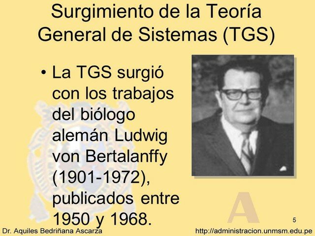 1950 Ludwin Von Bertalanffy