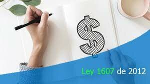 Ley 1607 2012
