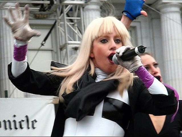 Lady Gaga's first performance~