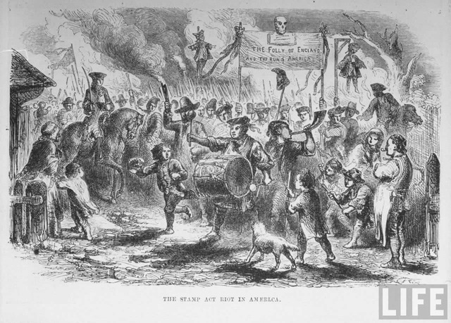 Protest Of Stamp Act