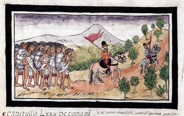 Cortes entro a Tlaxcala