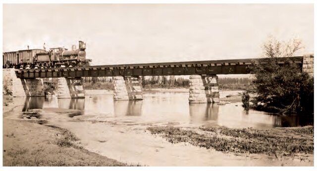 Primer puente ferroviario