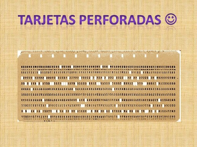 Tarjetas perforadas