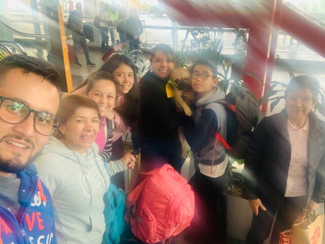 When I went for the first time on a trip (to Cartagena)