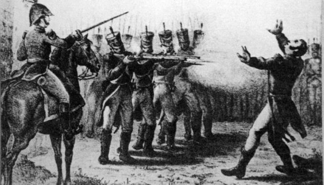 Ejecución de los jefes insurgentes