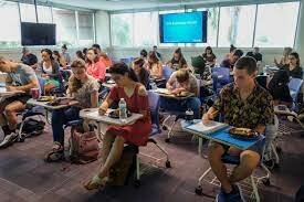 Students learning medical