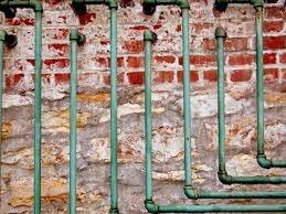 Many towns are building sewers and piped water supplies. Most homes have gas lighting.