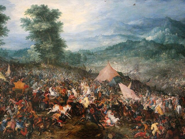 The battle of Gaugamela