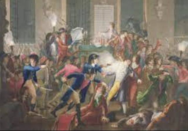 27 de julio de 1794. Golpe de estado de termidor.