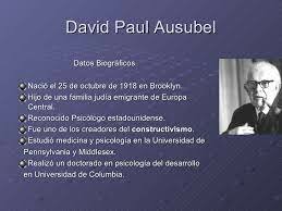 DAVID AUSEBEL - SIGLO XX