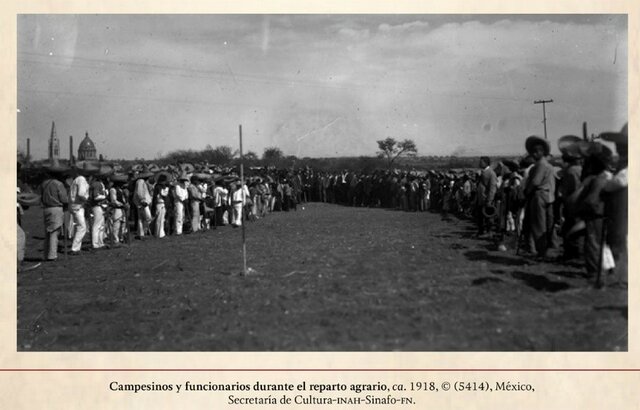 Creación de la Comisión Nacional Agraria