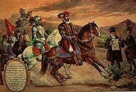 Llegada de Nuño Beltrán a Tzintzuntzan