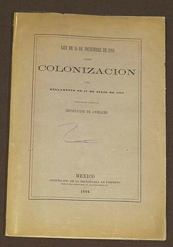 Ley de colonización
