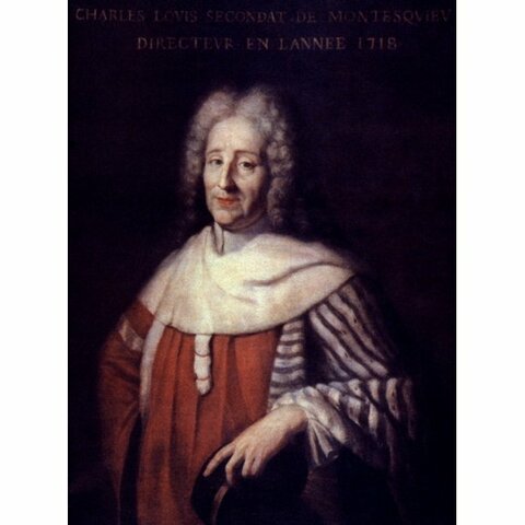 Montesquieu writes spirits of laws