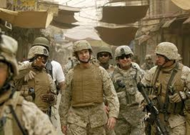 The troops leave iraq