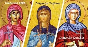 Febe, Tatiana y Olimpia.