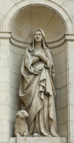 Genoveva de París. - Patrona de París.