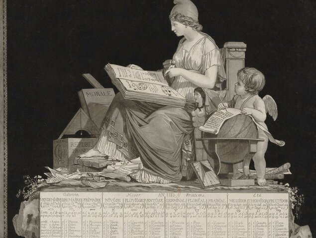 Creación del calendario republicano francés