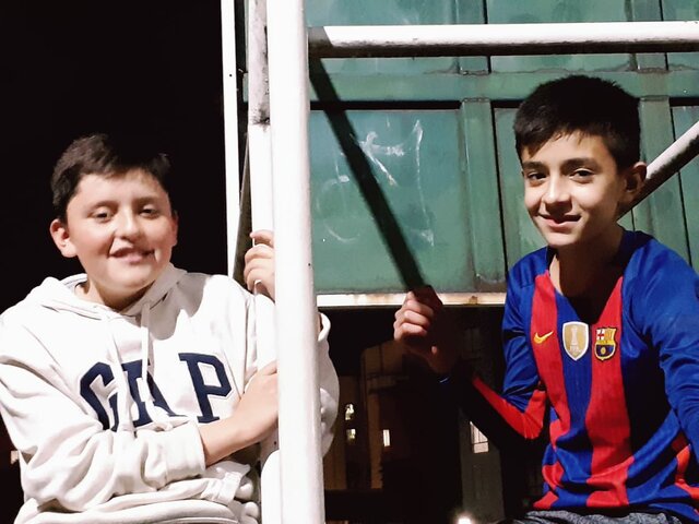 our first time out of school